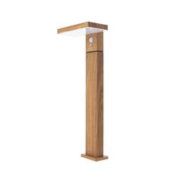 Xanlite SO1911W Xanlite-SO1911W-Terminale solare, 600 lumens-IP44 - Rilevatore di movimento, 3 modalità di funzionamento, bianco neutro-alluminio + plastica, finiture in legno, nero