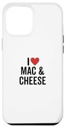 Custodia per iPhone 14 Pro Max Amo gli amanti del cibo al formaggio Mac e formaggio