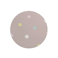 Questo Casa, Ronde digitaal bedrukte muismat, antislip onderkant, voor kantoor en thuis, diameter: 22 cm