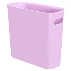 Youngever Pattumiera sottile da 1,5 galloni, in plastica, con manici, per casa, ufficio, soggiorno, studio, cucina, bagno (viola)