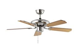 Dekon 38 030 Steel-Star XXL BC 803-XXL plafondventilator met 5 houten vleugels, 132 cm, beuken