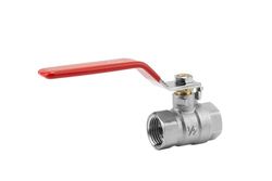 Válvula de esfera GARDENA: válvula de drenagem para uso interno e externo, rosca interna em ambos os lados, rosca de 21 mm (G 1/2") (7335-20)