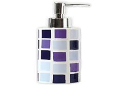 MSV Dispensador de Jabón Cerámico MOSAIKO Azul