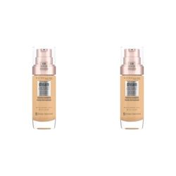 Maybelline Foundation, Dream Radiant Liquid Hydrating Foundation with Hyaluronic Acid and Collagen - Lightweight, Medium Coverage Up to 12 Hour Hydration - 48 Sun Beige (Pack of 2)
