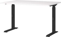 Germania Bureau 7910-614, en Blanc/Noir, réglable en Hauteur, 120 x 91 x 80 cm (LxHxP)