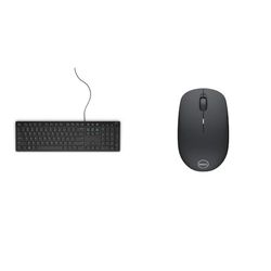 Dell Multimedia USB-A Keyboard-KB216 - UK (QWERTY) - Black & Wireless Mouse WM126 Black p/n 570-AAMH
