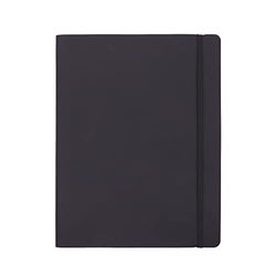 Amazon Basics Carnet quadrillé à couverture souple, Très Grand Format, 25 x 20 cm, Noir
