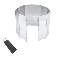 Naturehike NH 10 Piece Windshield Silver | Aluminum Alloy with Heat-Reflecting Coating, Windproof Screen for Burner