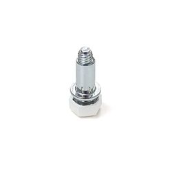 Emuca 2020015 Pé nivelador para móvel com porca, rosca M6 x 20 mm, lote de 20 peças