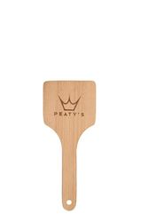 Peaty's Spazzola per Pneumatici Bici - Spazzola per la Pulizia della Bicicletta con Setole a Gradini e Manico in Faggio, Impugnatura Ergonomica a 90° per Efficace Pulizia delle Gomme