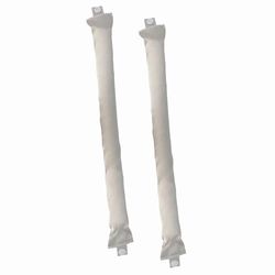 PARSA Beauty Lot de 2 bigoudis en satin - Style sans chaleur - Papillotes en satin doux pour les cheveux - Pour des boucles légères pendant la nuit - Pas de casse - N'abîme pas les cheveux - Boutons