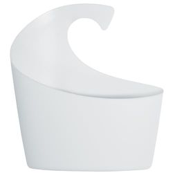 Spirella Sydney Panier, Salle de Bains Accessoires, Polypropylène, Polypropylène, White, 19.5 x 17.5 x 6.5 cm