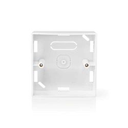 NEDIS WIFIWB10WT SmartLife Accessory for: WIFIWC10WT / WIFIWS10WT / WIFIWS20WT Surface Mount ABS Rear Box, White