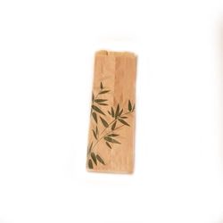 Garcia de pou 500 unité toucher Vert Mini sac à sandwich 41 g/m² en boîte, 7 + 4 x 22 cm, papier, Naturel, 22 x 7 x 30 cm