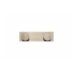 Aranaz Cintre 2 boutons sans vernis, 28 x 9 x 6