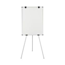 Bi-Office Earth Kyoto Lavagna Portablocco Treppiede, Superficie In Acciaio Laccato Magnetico, 70 x 100 cm (formato Euro), Superficie Cancellabile A Secco, Cornice In Alluminio