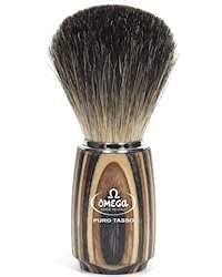 Omega Pennello da Barba in Tasso Nero 6752, Unico, Standard