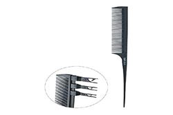 BIFULL Combs Wicks, set met 2 bundels + 18 haken, verstelbaar, zwart, standaard