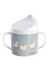 Sterntaler Edda Lou Duck Mug with Removable Drinking Attachment and Non-Slip Base for Boys and Girls