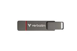 Verbatim Dual QuickStick, 512 GB, extern 3,2 Gen 1 USB-C/USB-A SSD, höghastighets-USB-minne upp till 530 MB/s, extremt snabbt minne för mobiltelefon, bärbar dator, PC och bärbar dator