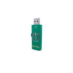 Pendrive USB 2.0, 32 GB, ontwerp van Slytherin, ideaal voor opslag en gegevensoverdracht, van duurzaam kunststof.