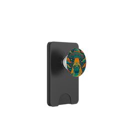 Gráfico retro vintage divertido y lindo pug y ovni PopSockets PopWallet para MagSafe
