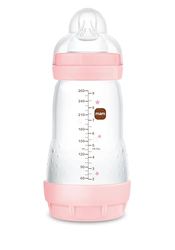 MAM Anti-kolische babyfles, 2-4 maanden, 260 ml, met zuignap met 2 middelgrote doorstroming van siliconen, gemakkelijk aan te nemen, zelfsteriliserend en gemakkelijk te reinigen, Easy Start
