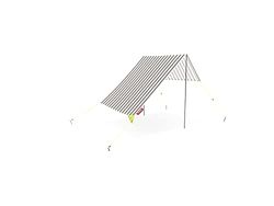 Fatboy Miasun Draagbaar Zonnescherm - Draagbare Strandtent - Strandcanopy - Zon canopy - Strandtent Biarritz - Schaduwdoek 150 x 220 cm