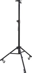 Brennenstuhl Roll Telescopic Tripod MT 180 / Tripod for LED Floodlights (Height Adjustable up to 180cm, can be used with or without Castors, incl. Bracket and Screw set)