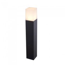 V-TAC PALO QUADRO ALLUMINIO 1XGU10 H 50 CM IP54 COLORE NERO VT-7614 7564