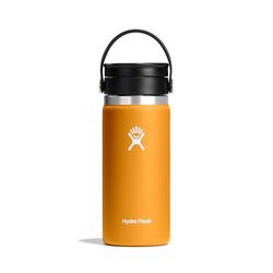 Hydro Flask - Tappo Flex Sip per bocca larga 473 ml 16 OZ - A prova di perdite - Tappo isolato a nido d'ape con cinturino Flex per trasporto facile - Senza BPA - Lavabile in lavastoviglie - Fossil