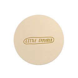 Questo Casa, Ronde digitaal bedrukte muismat, antislip onderkant, voor kantoor en thuis, diameter: 22 cm