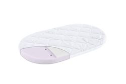 Träumeland Brise Light Matelas Ovale pour Poussette Hartan 33 x 78 x 6 cm