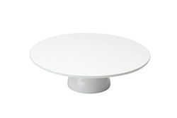 KitchenCraft Suporte para bolos/prato para cupcakes, porcelana, branco, 30,5 x 30,5 x 10 cm