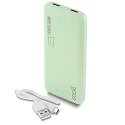 Bateria zewnętrzna Universal Power Bank 10 000 mAh (2 x USB /2.1A) Cool Leather Zielony