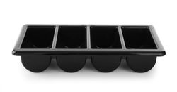 HENDI Bandejas para cubiertos - Negro - 530x325x(H)100 mm