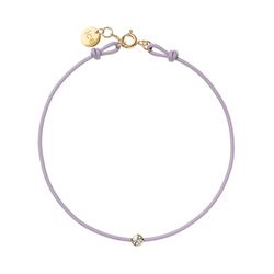 ICE Jewellery - Diamond bracelet - Cord Lilac (021102)