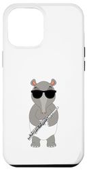 Funny Tapir Wearing Sunglasses Playing Flute Case for iPhone 12 Pro Max