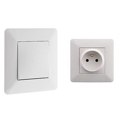 Artezo & Artezo Prise 2P+T 16A simple Blanc