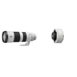 Sony SEL-200600G G Super-Telezoom Lens, 200-600 mm, F5.6-6.3, Volledig Formaat, E-Mount, Wit & Sony Sel-20Tc 2.0X Teleconverter (Geschikt Voor Sel70200Gm) Wit