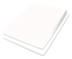 Bassetti Topper 9285308 Drap-Housse uni en Laine Blanc 181 Coton et élasthanne 90 x 190 cm/100 x 220 cm