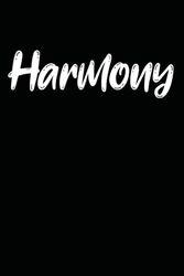Harmony: Notebook with 100 Pages