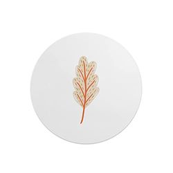 Questo Casa, Round Digital Printed Mouse Pad, Non-Slip Base, for Office and Home, Diameter:22cm