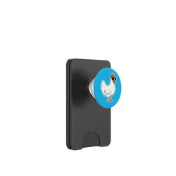 Pollo de dibujos animados PopSockets PopWallet para MagSafe