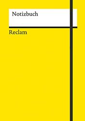 Reclams Notizbuch: Hardcover A5 blanko mit Fadenheftung, Lesebändchen und Verschlussgummi
