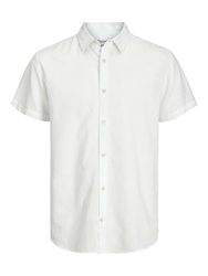 JACK & JONES Herenhemd Comfort Fit Overhemd, wit, XL