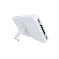 Leitz 62570001 harde schaal compleet met standaard voor iPhone 4/4S, wit