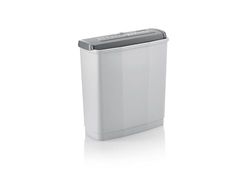 Dahle PaperSAFE PS 60 distruggidocumenti (6 fogli, livello di sicurezza P2, taglio a strisce, privo di olio e manutenzione, 11 litri), grigio