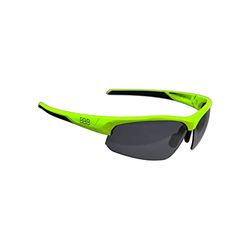 BBB cykling unisex sportglasögon imponering | solglasögon för män och kvinnor | cykelglasögon med utbytbara linser | polykarbonat | MTB Road urban cykling | Matt neon gul | BSG-58, en storlek