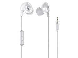 Trevi HMP 696 M Mini Auricular estéreo ergonómico con micrófono Integrado, Cable Duradero y antienredos, Compatible con Smartphones, reducción de Ruido Externo, Blanco